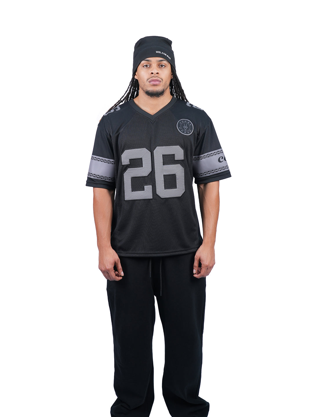CORYX wearing a stylish Jersey showcasing premium fabric and design for optimal sports performance