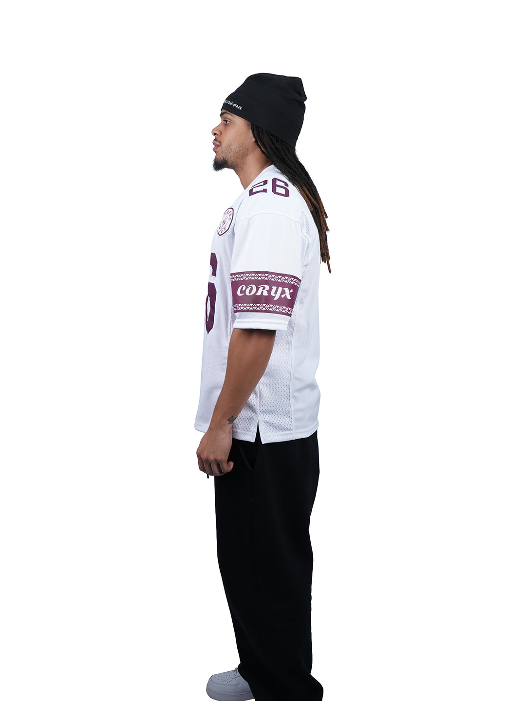 CORYX wearing a stylish Jersey showcasing premium fabric and design for optimal sports performance
