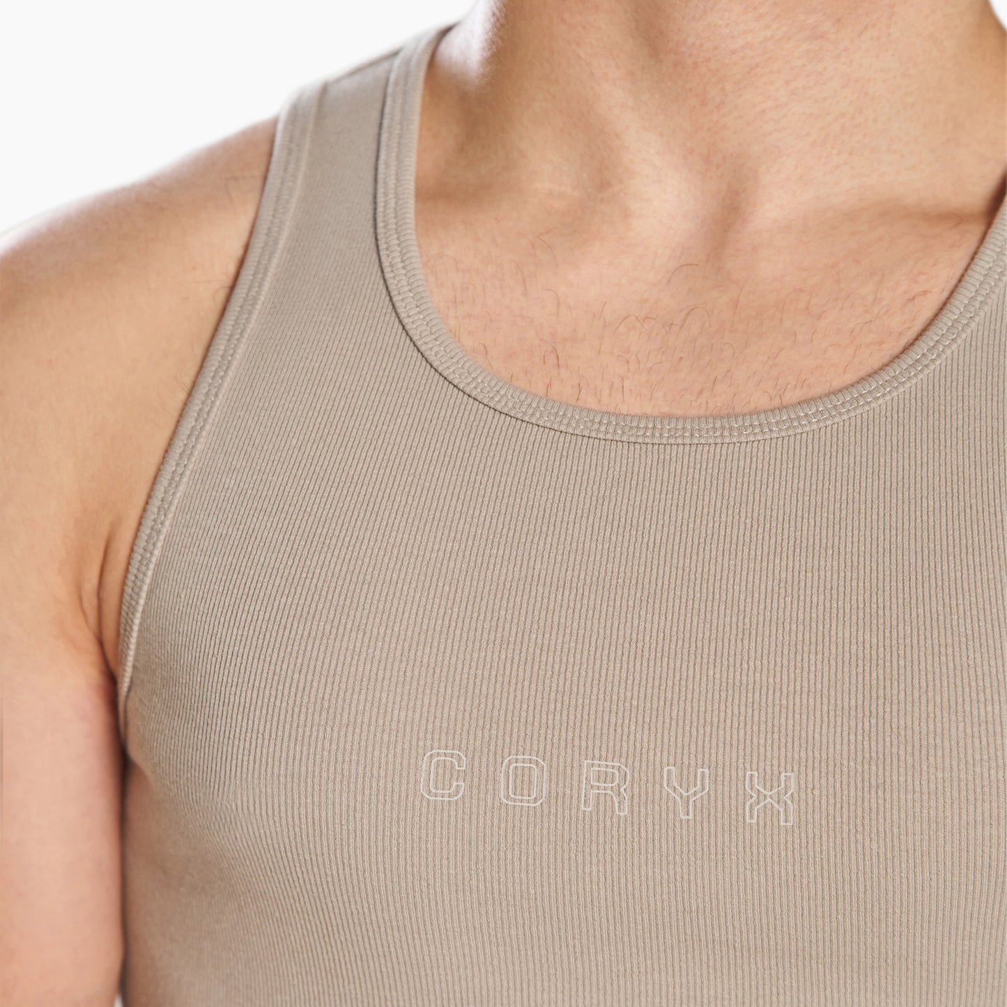CORYX Tank gymwear highlighting stylish streetwear for fitness enthusiasts and urban fashion lovers
